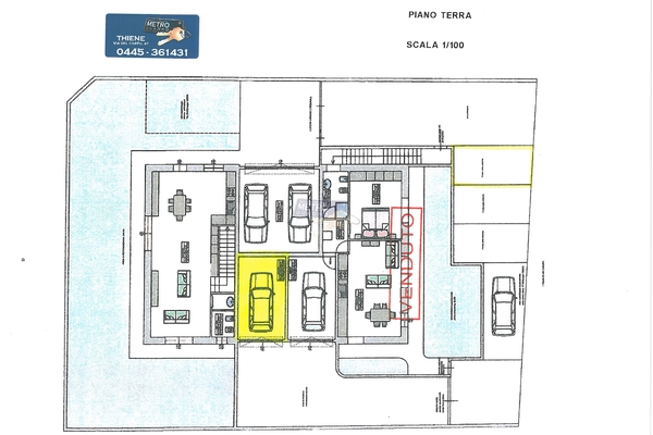 bicamere pianta piano terra - APPARTAMENTO ZANè (VI)